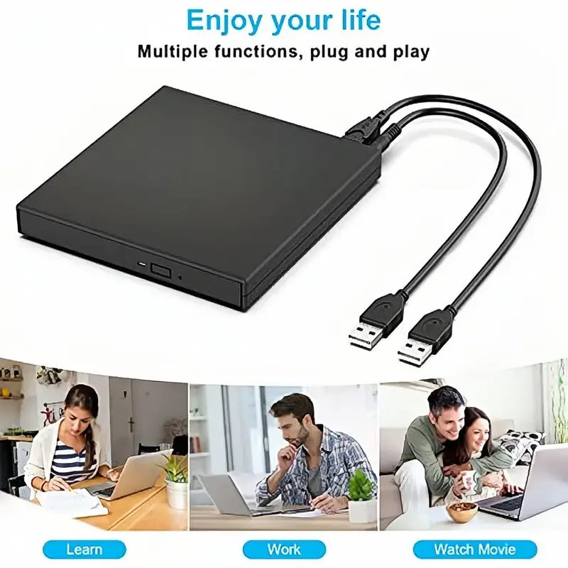 Empower Your Data Arsenal with Our External CD DVD Drive
