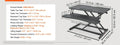 X-Frame Double-Layer Standing Desk Converter - Height Adjustable Sit-to-Stand Desk