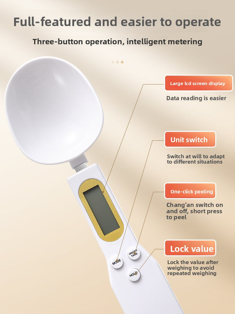 Electronic Digital Scale Measuring Spoon for Kitchen